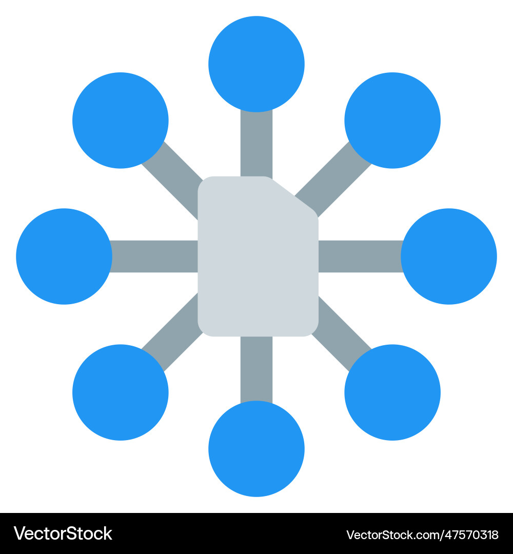 Identification of host networks through mapping vector image