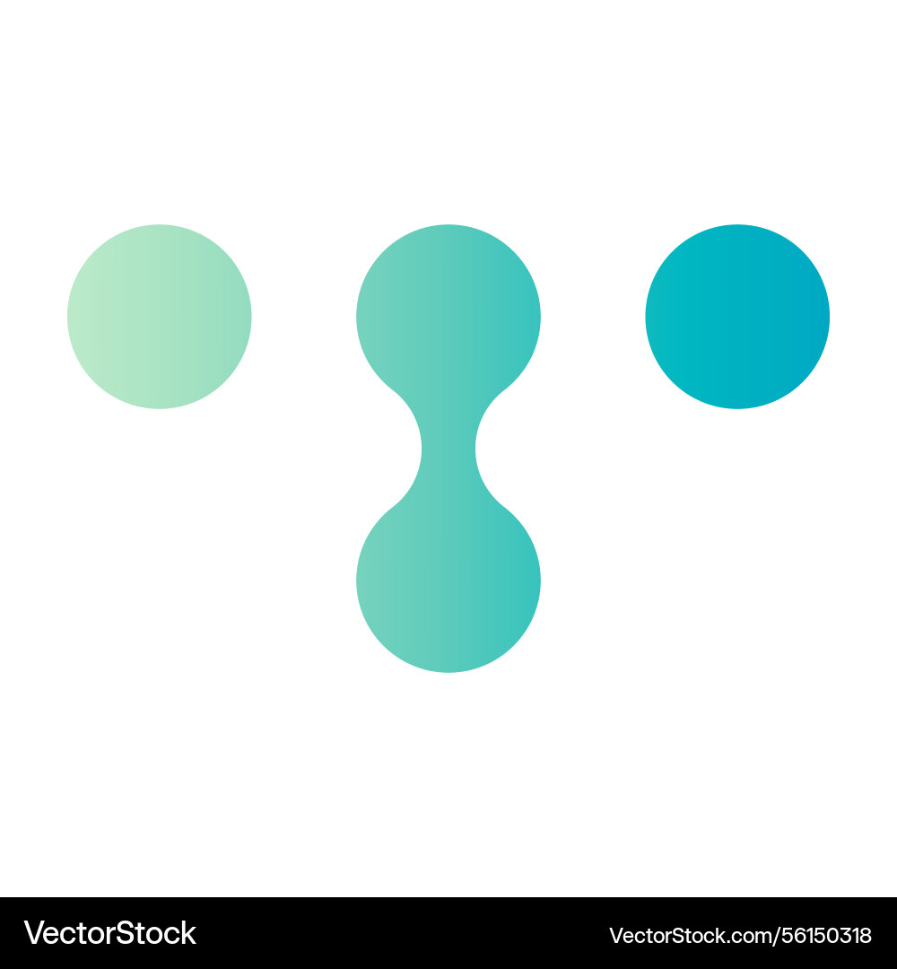 Molecular dot connect pattern with metaball Molecular dot connect pattern with metaball vector image
