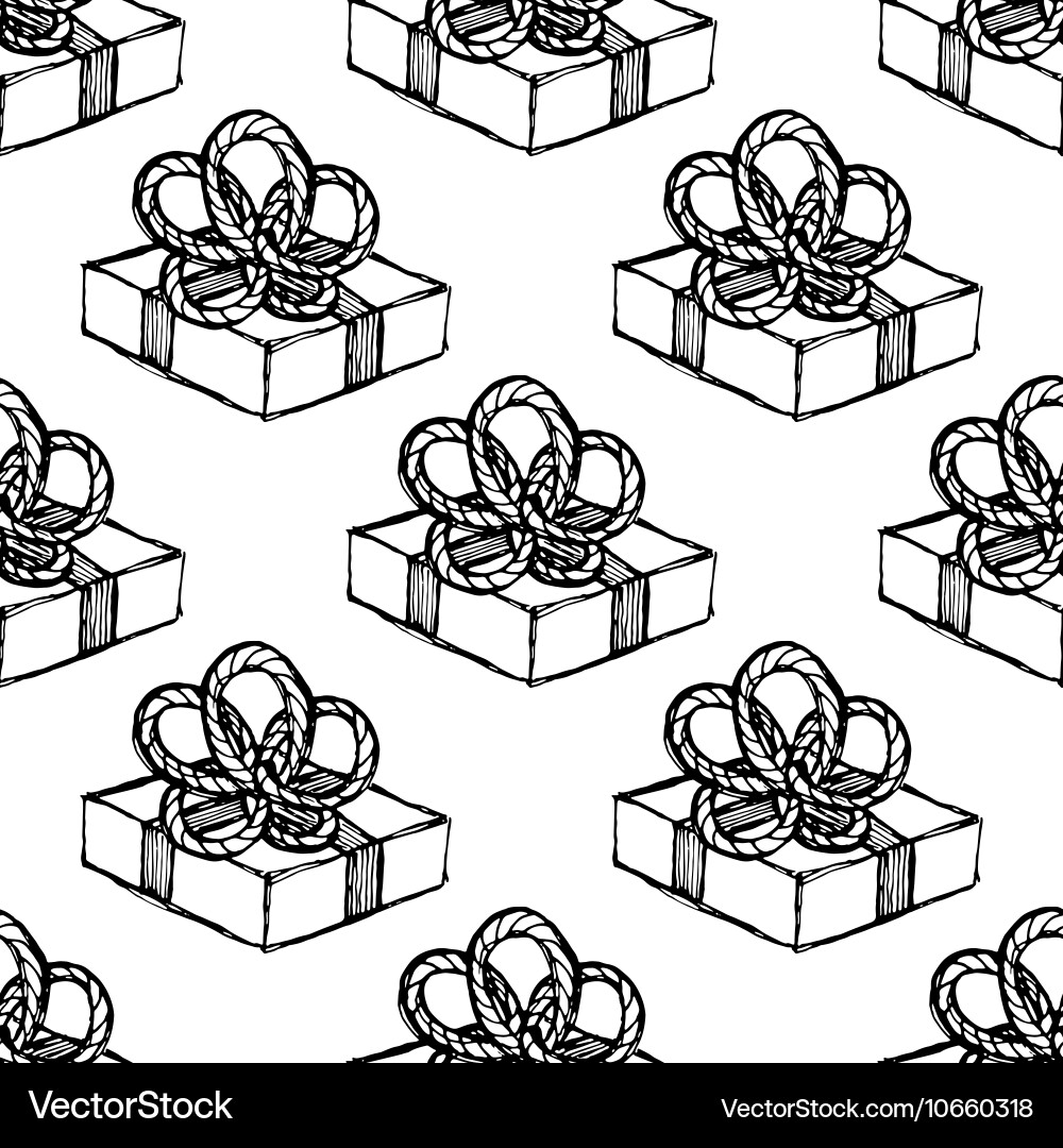 Seamless pattern design element vector image