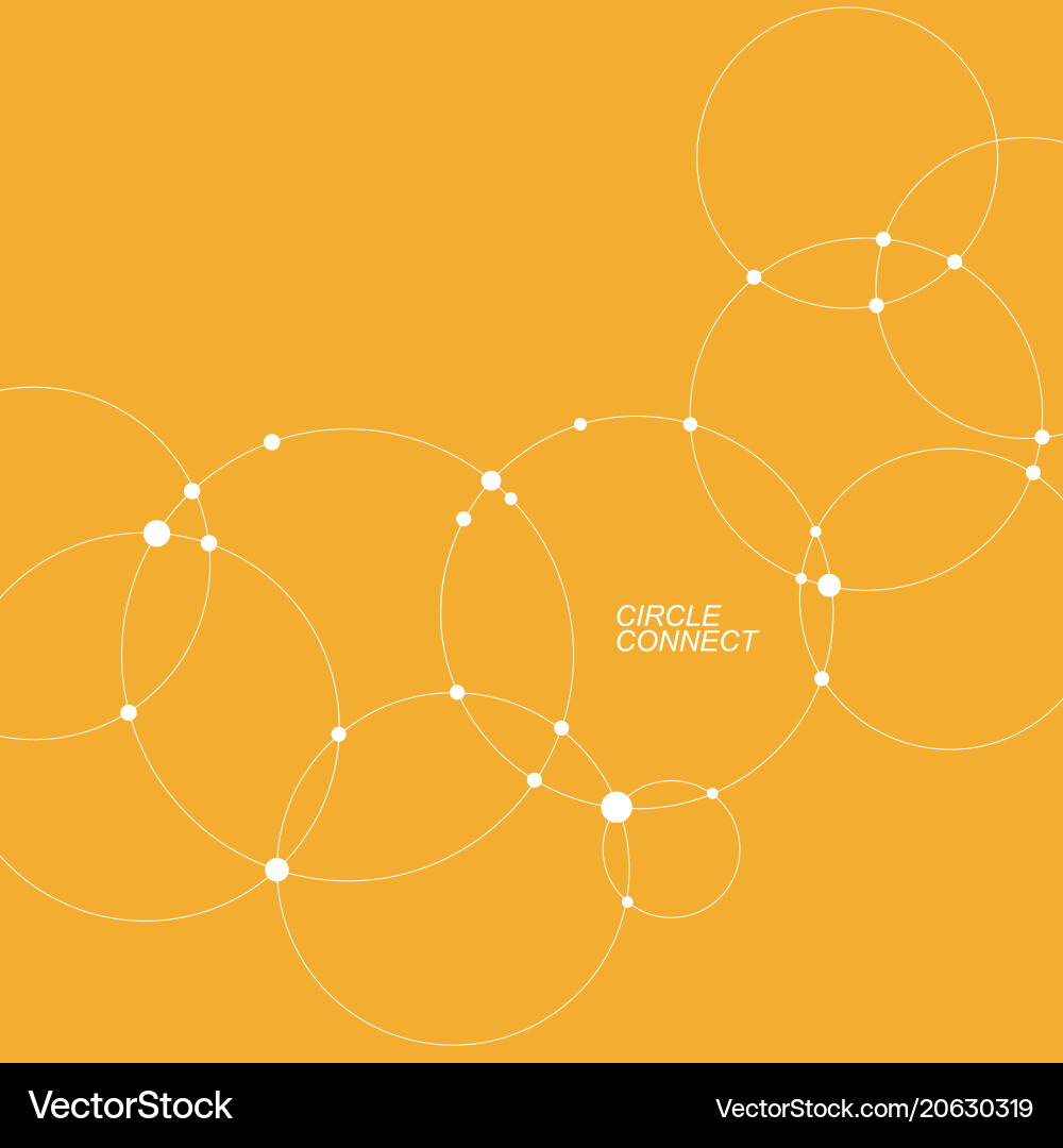 Abstract background with overlapping circles Abstract background with overlapping circles vector image