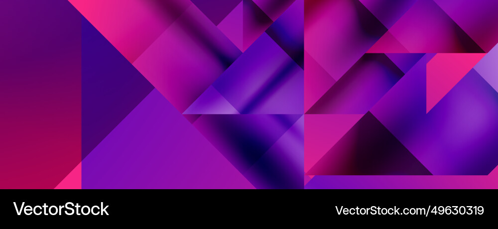 Captivating abstraction triangles Vector Image