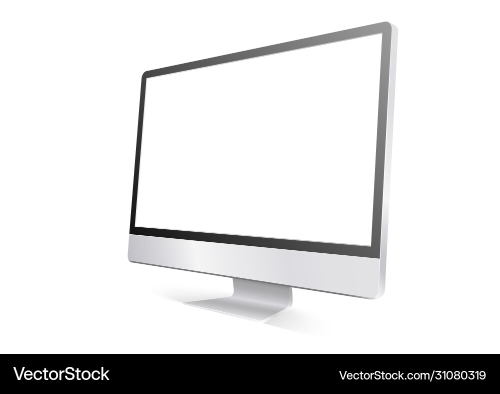 Computer display vector image