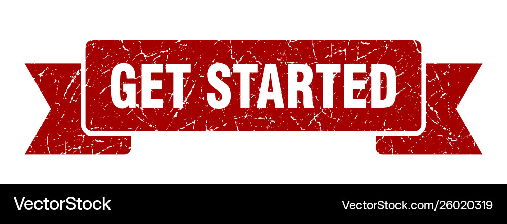 Get started Vector Image