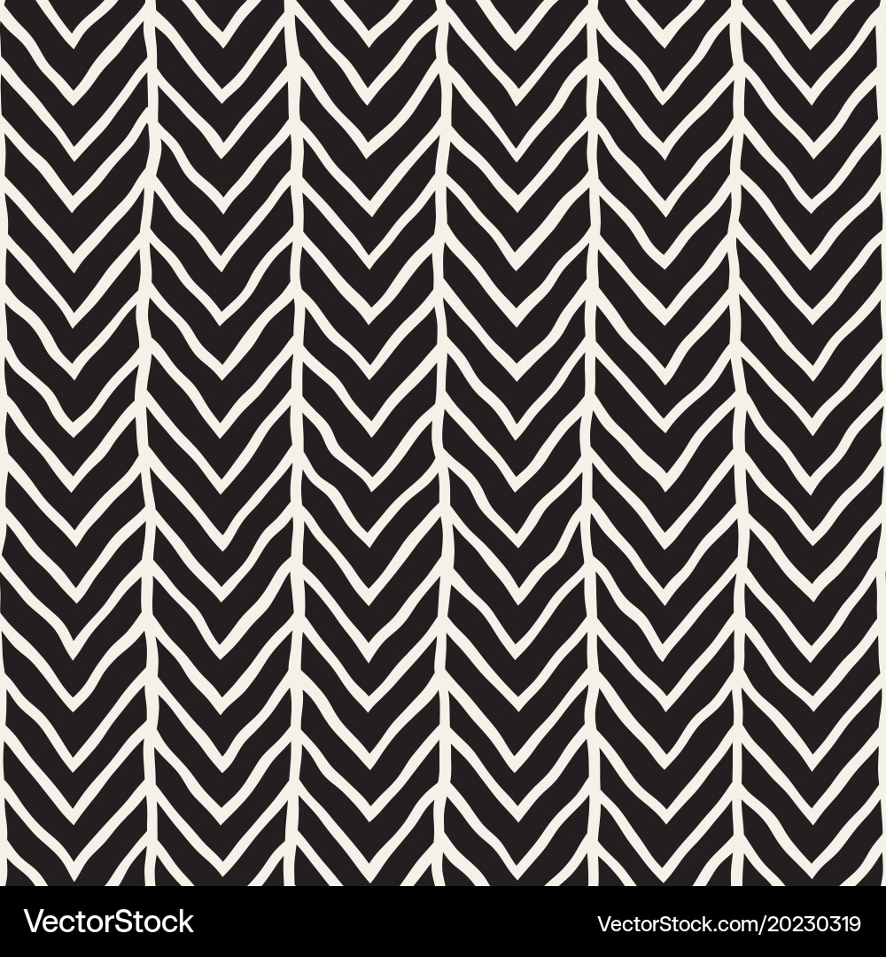 Hand drawn style seamless pattern abstract Vector Image
