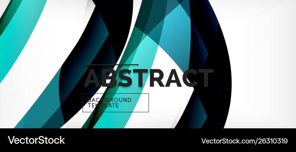 Linear wave web template Linear wave web template Vector Image