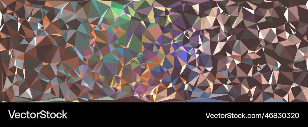 Abstract polygonal background triangular Vector Image