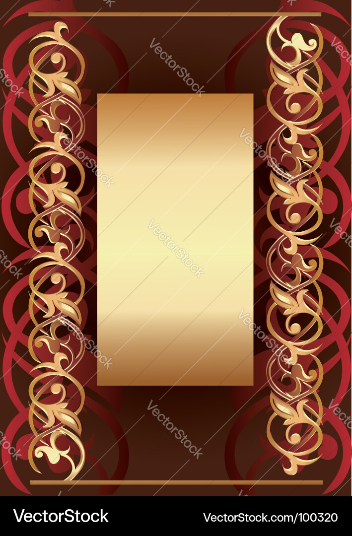 Background frame vector image