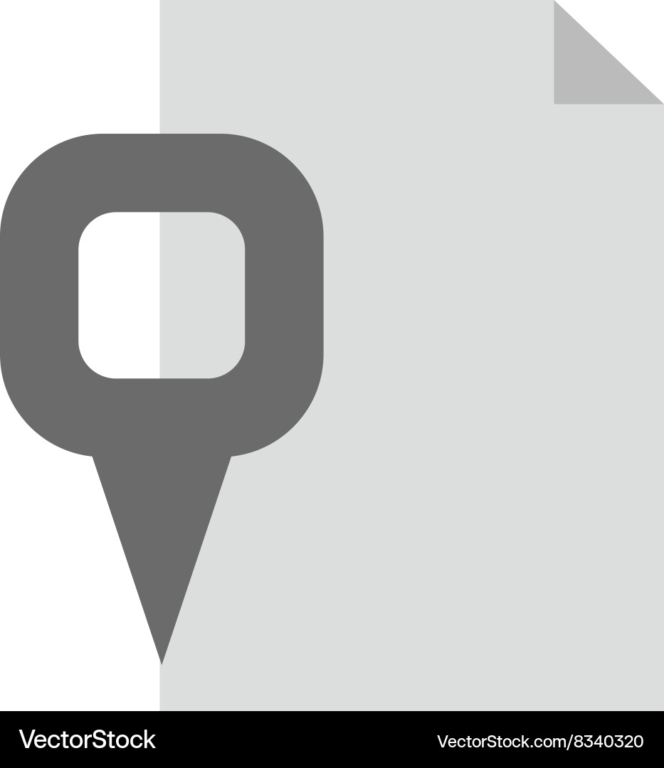 Document location vector image