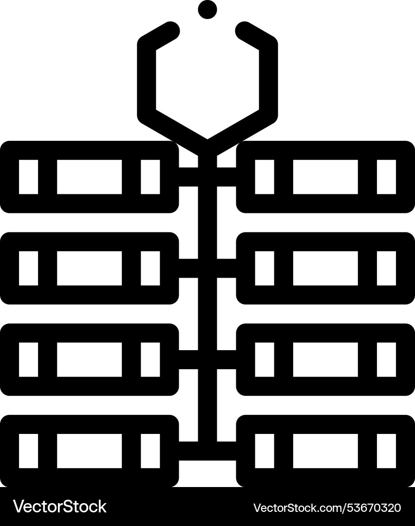 Fireworks icon thin linear style design isolated vector image