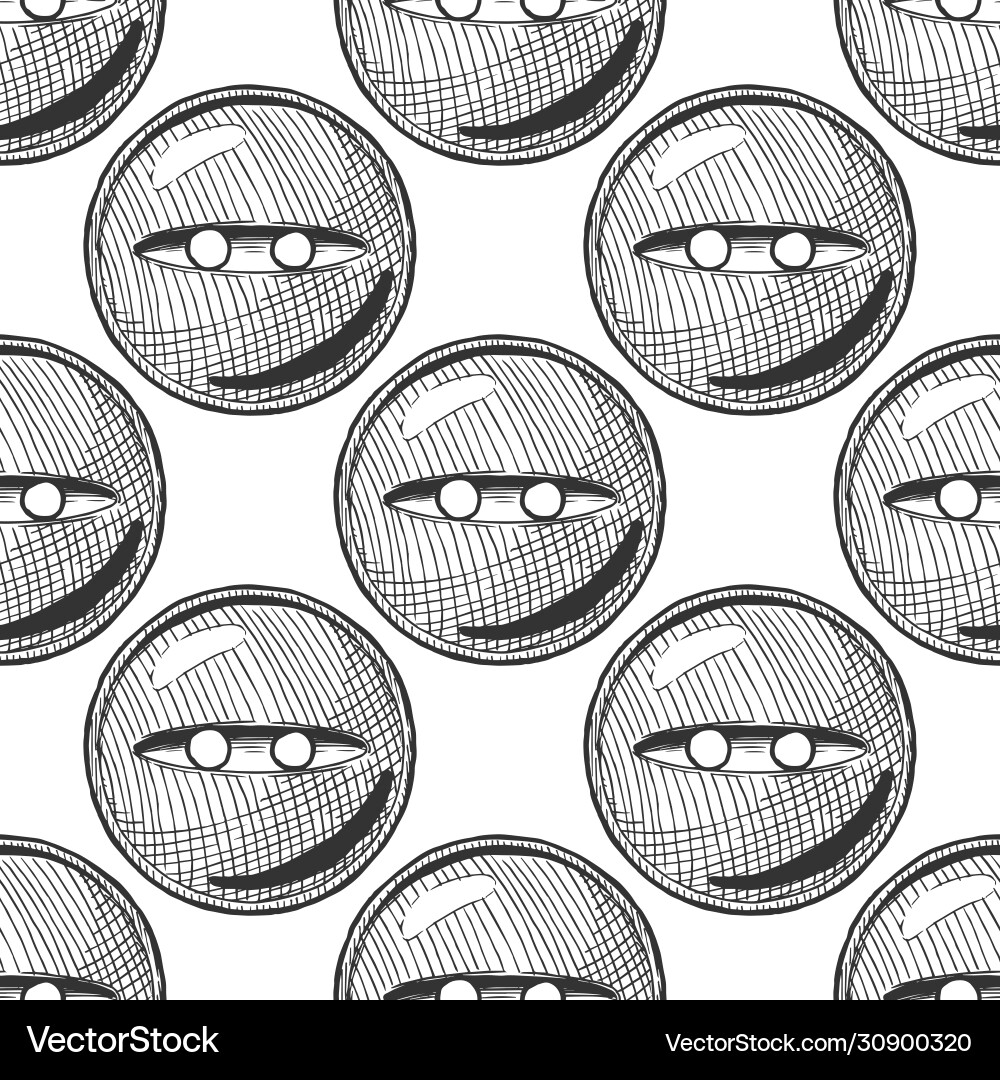 Pattern with clothes buttons Pattern with clothes buttons vector image