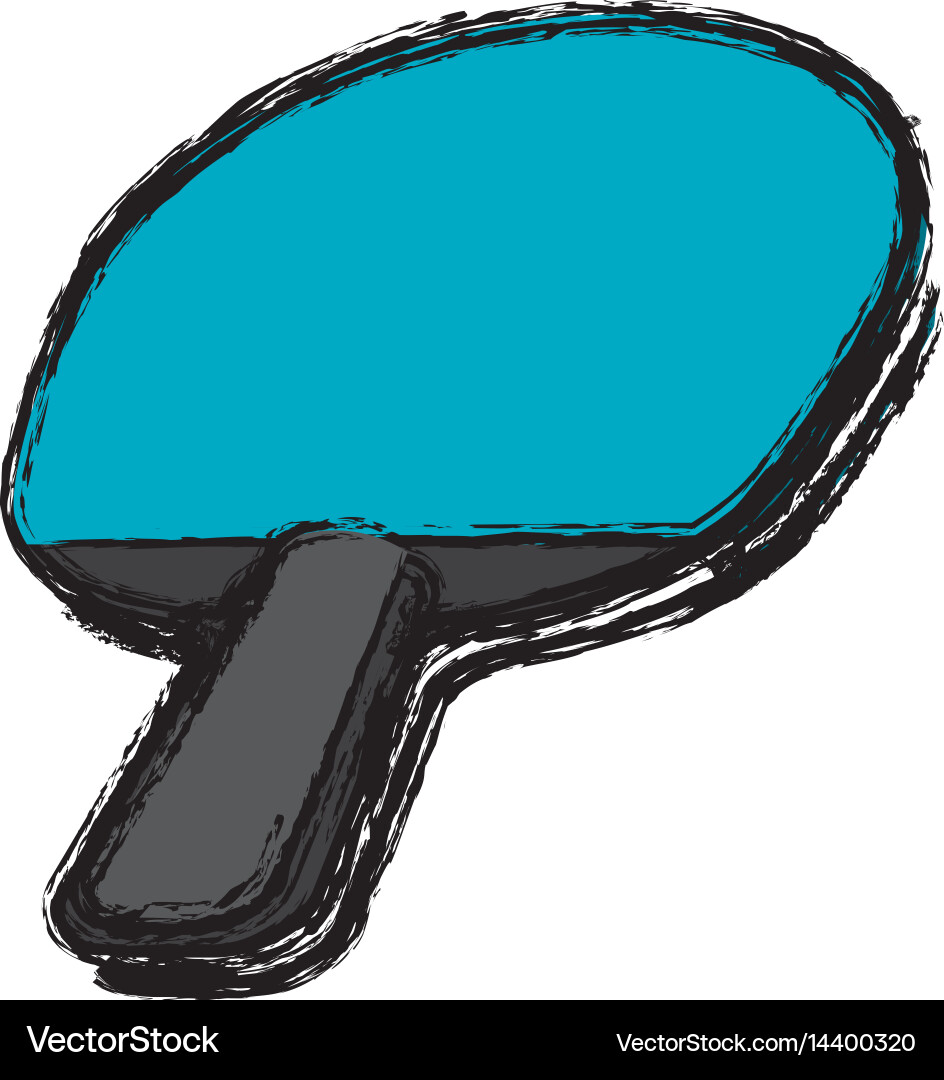 Ping pong racket Vector Image