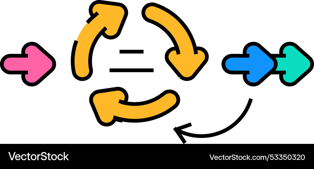 Rapid application development software icon color Rapid application development software icon color vector image