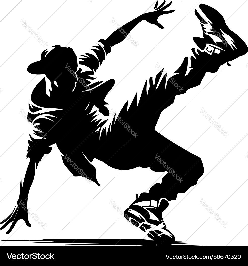 X-default urban dancer Vector Image