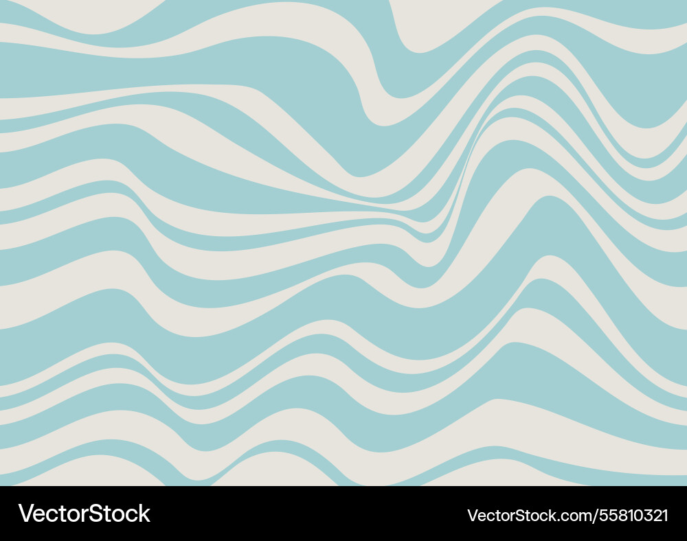Abstract background with a warped line design vector image