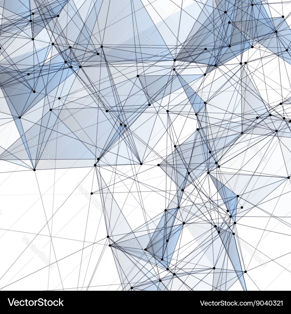 Abstract background with dotted grid vector image