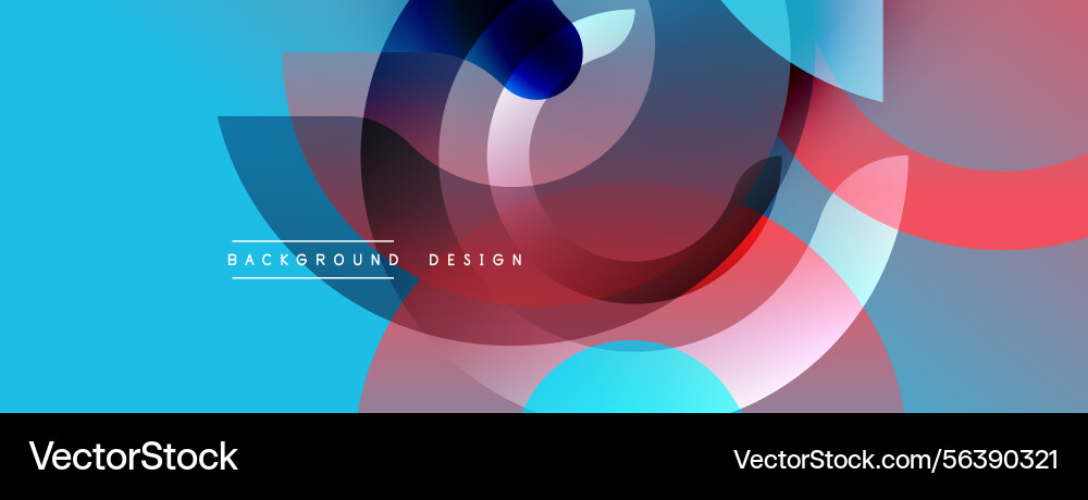 Abstract colorful design overlapping circles Abstract colorful design overlapping circles vector image