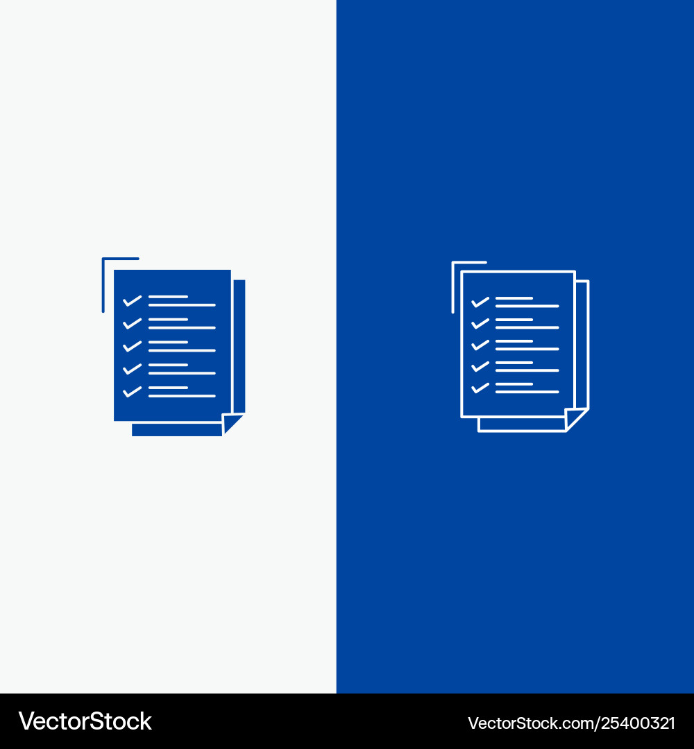 Checklist to do list work task notepad line Checklist to do list work task notepad line vector image