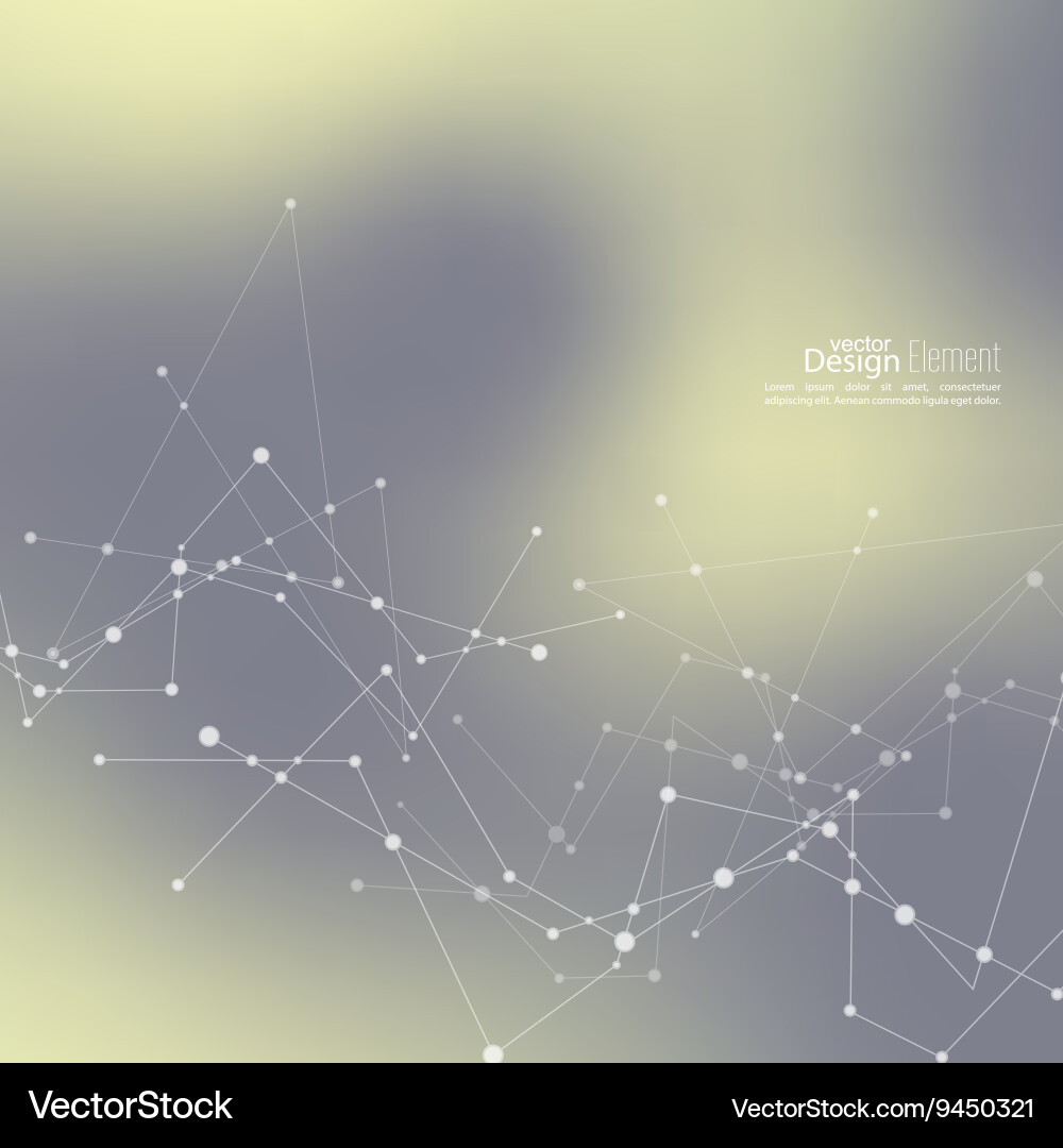 Modern Network Abstract Background vector image