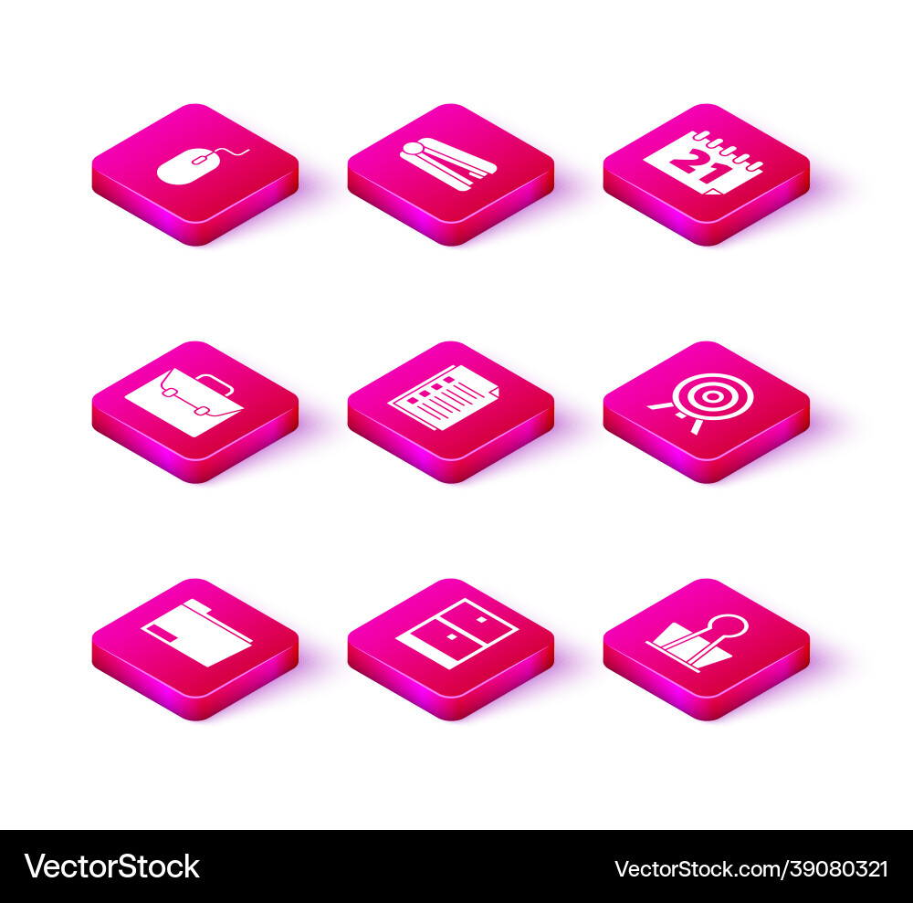Set document folder archive papers drawer Set document folder archive papers drawer vector image