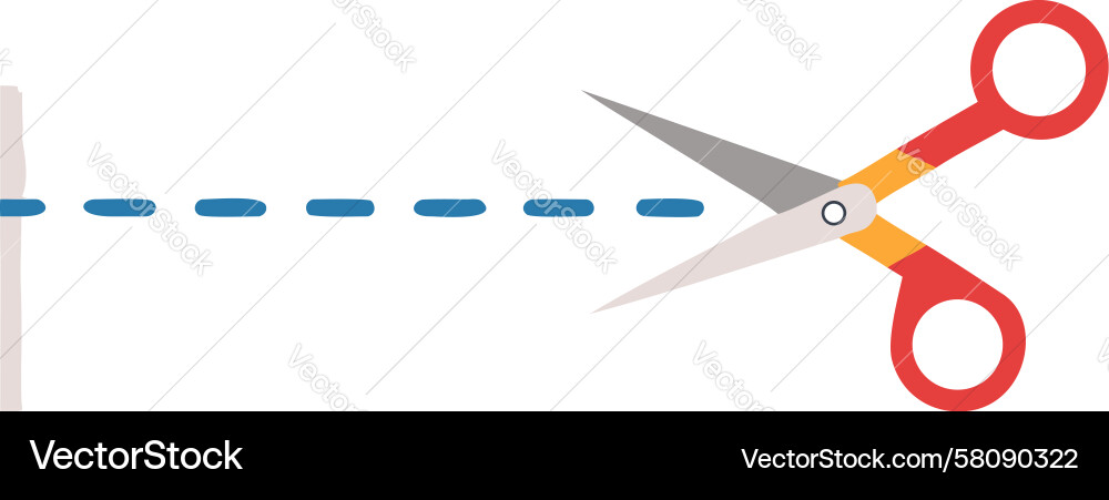 Cutting Scissors Icon - Craft & Modify Vector Image