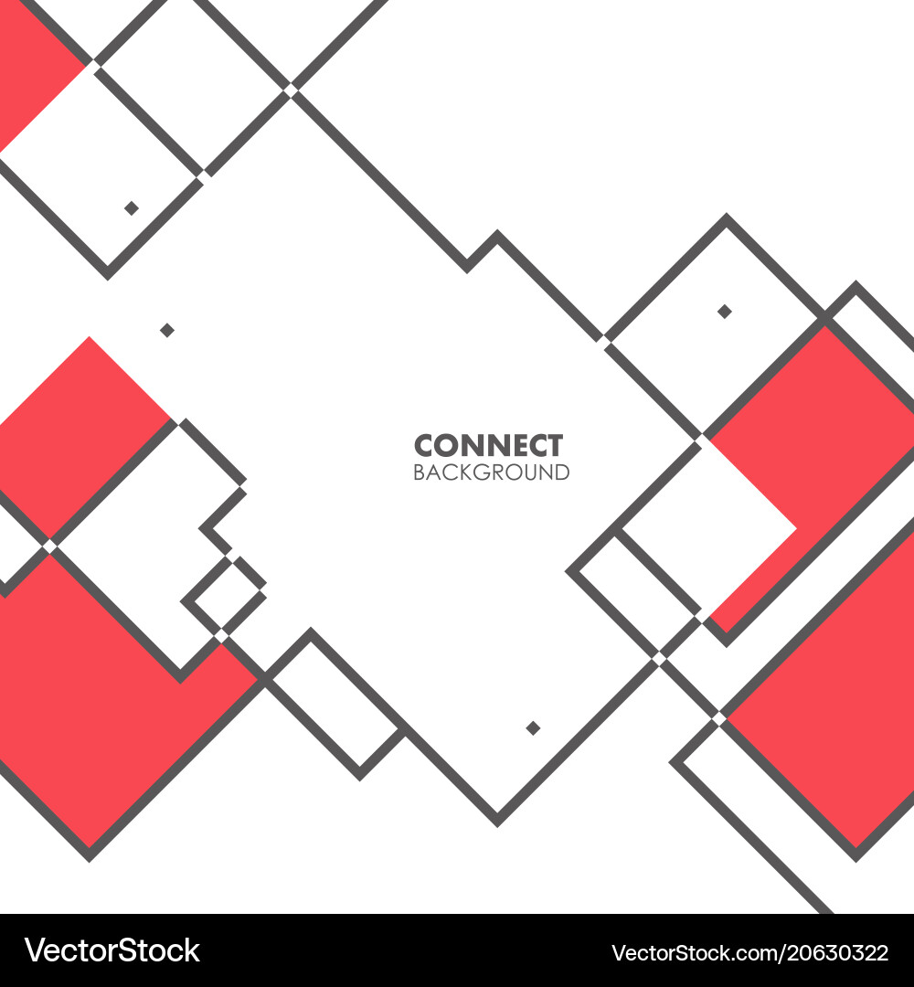 Overlapping Square Background vector image