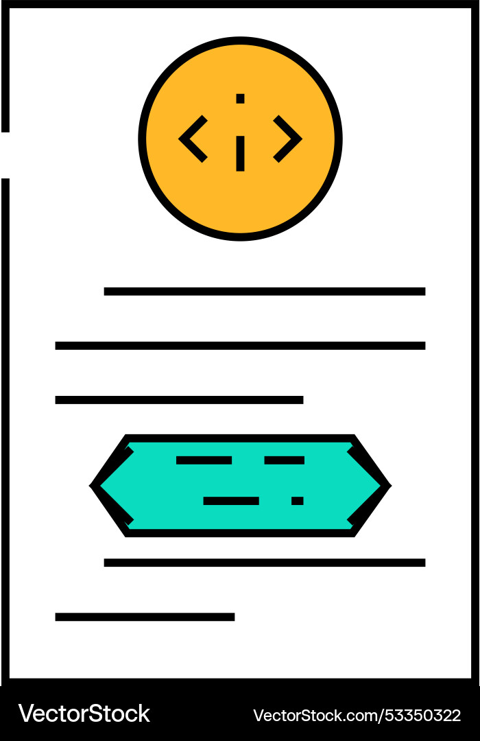 Software documentation icon color Software documentation icon color vector image