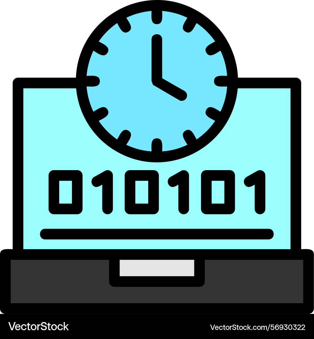 Swift flex line filled style icon design Vector Image