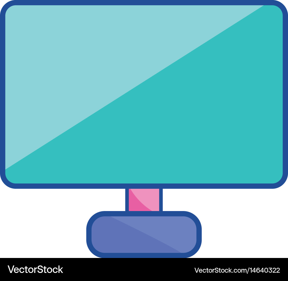 Technology computer digital information work Vector Image