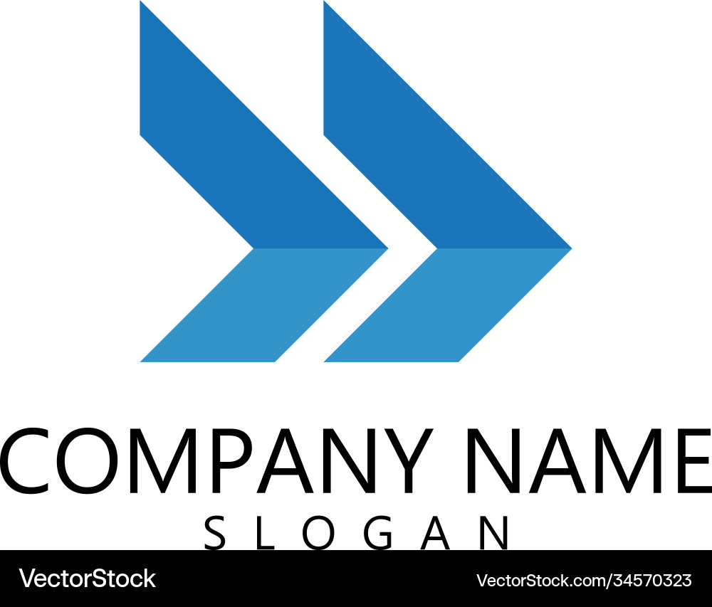 Abstract Arrow Logo Royalty Free Vector Image - VectorStock