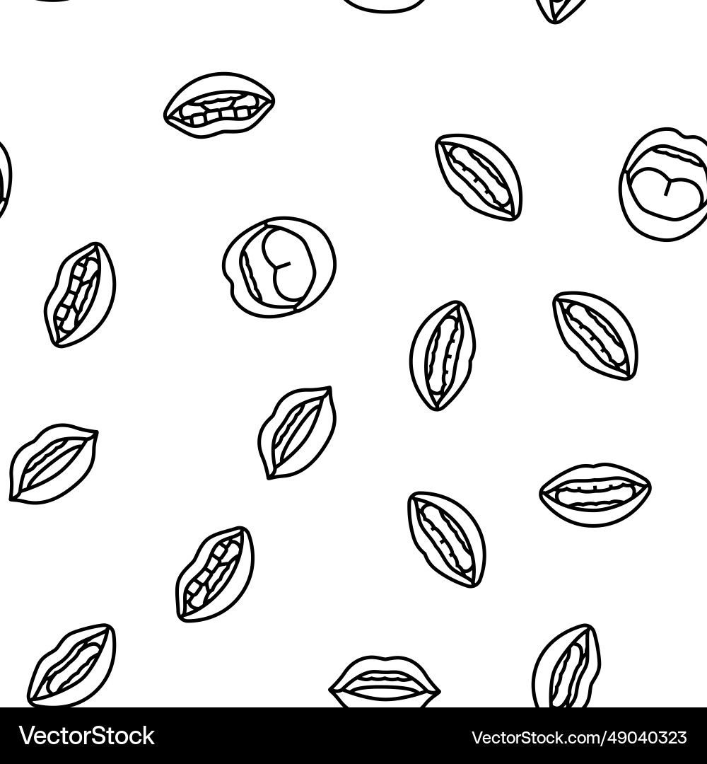 Mouth character animation seamless pattern Mouth character animation seamless pattern vector image