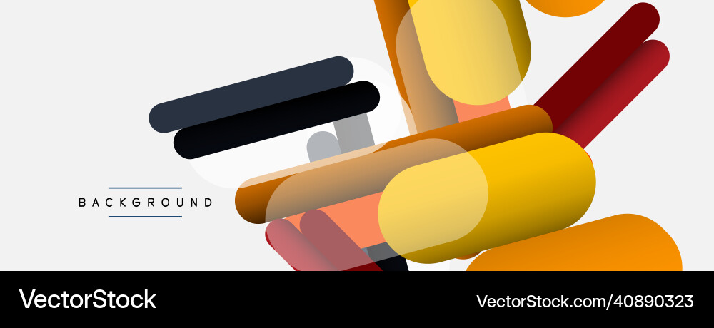 Overlapping round shapes and lines background Overlapping round shapes and lines background Vector Image