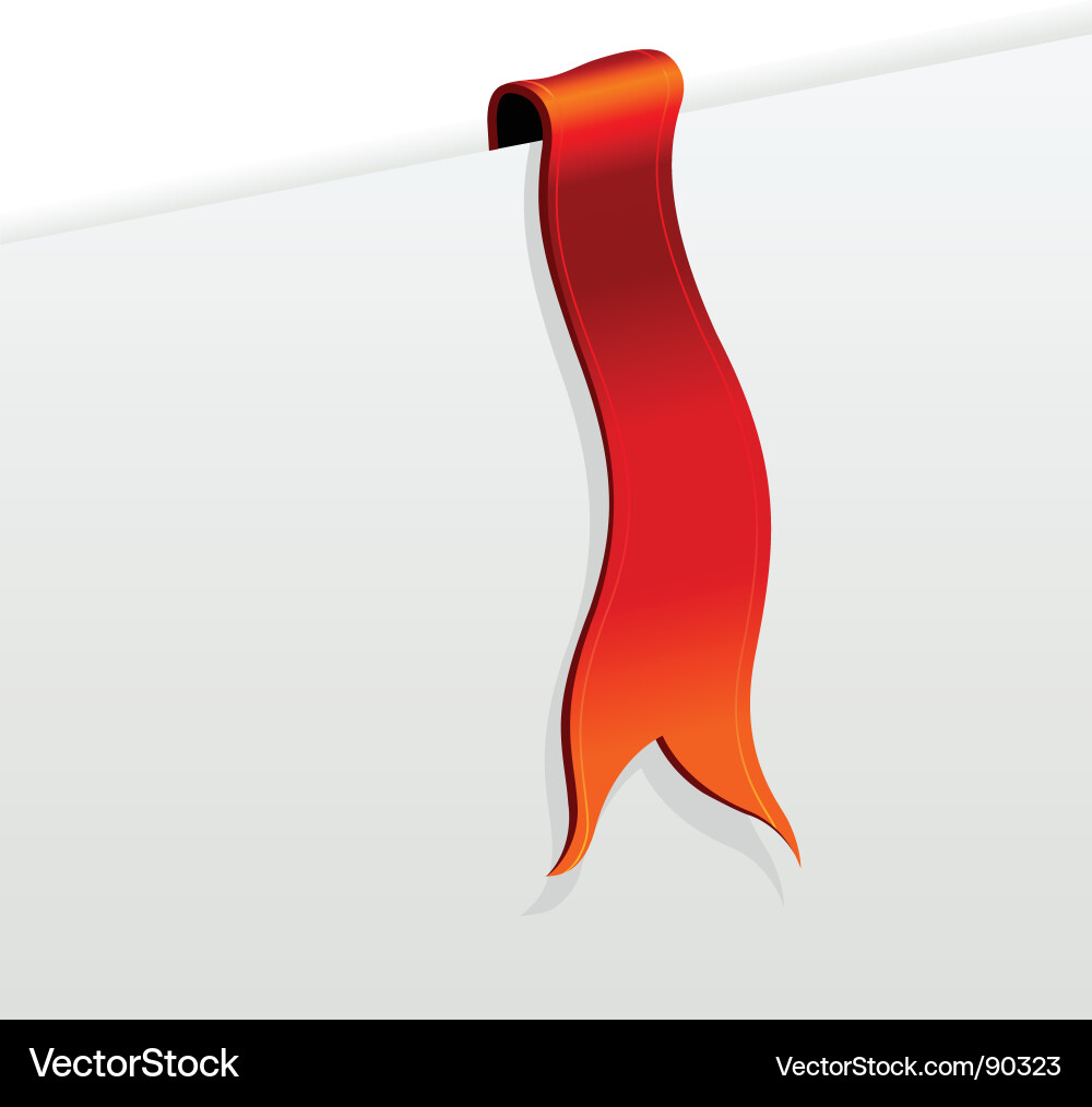 Ribbon for your text Vector Image