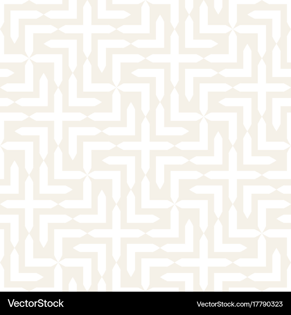 Seamless cross tiling pattern modern vector image