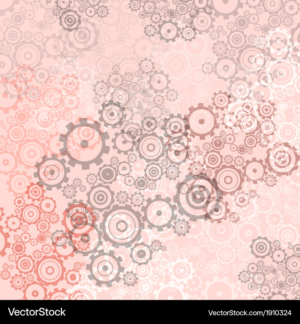 Abstract light cogs gears background Vector Image