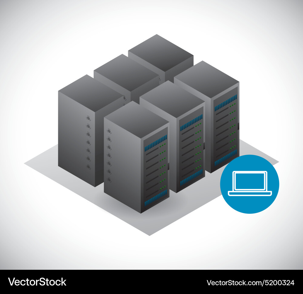 Cloud computing design Vector Image