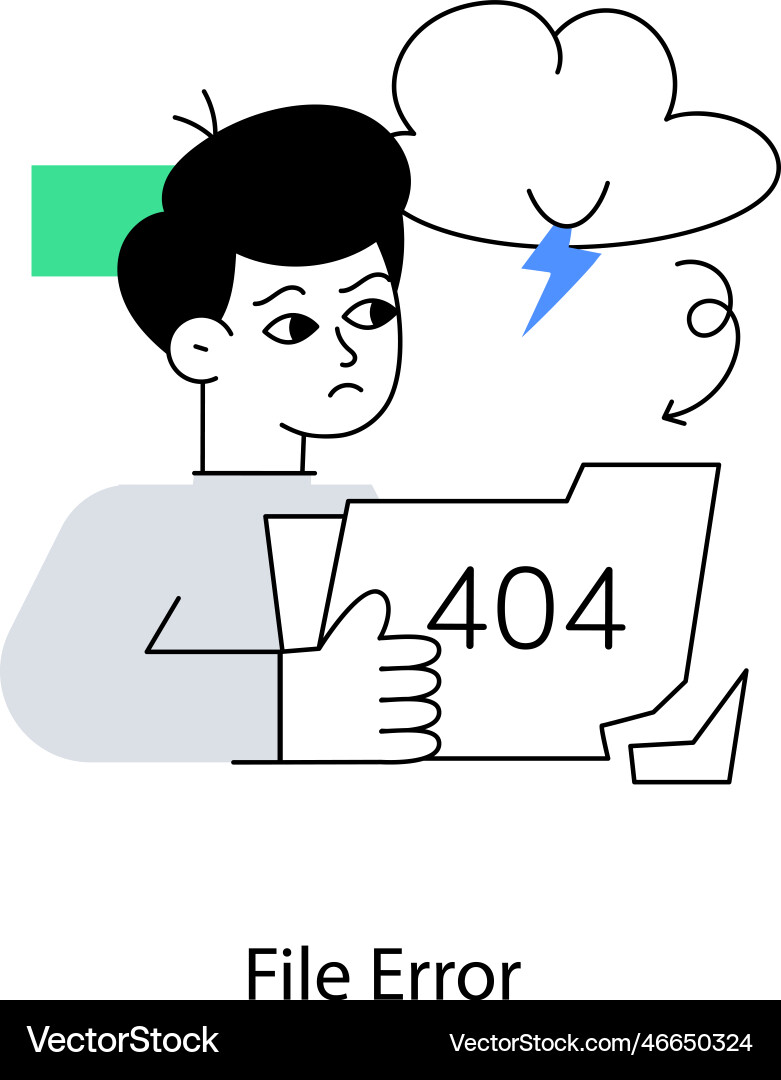 File error vector image
