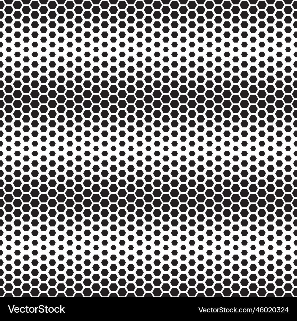 Honeycomb Gradient Pattern vector image