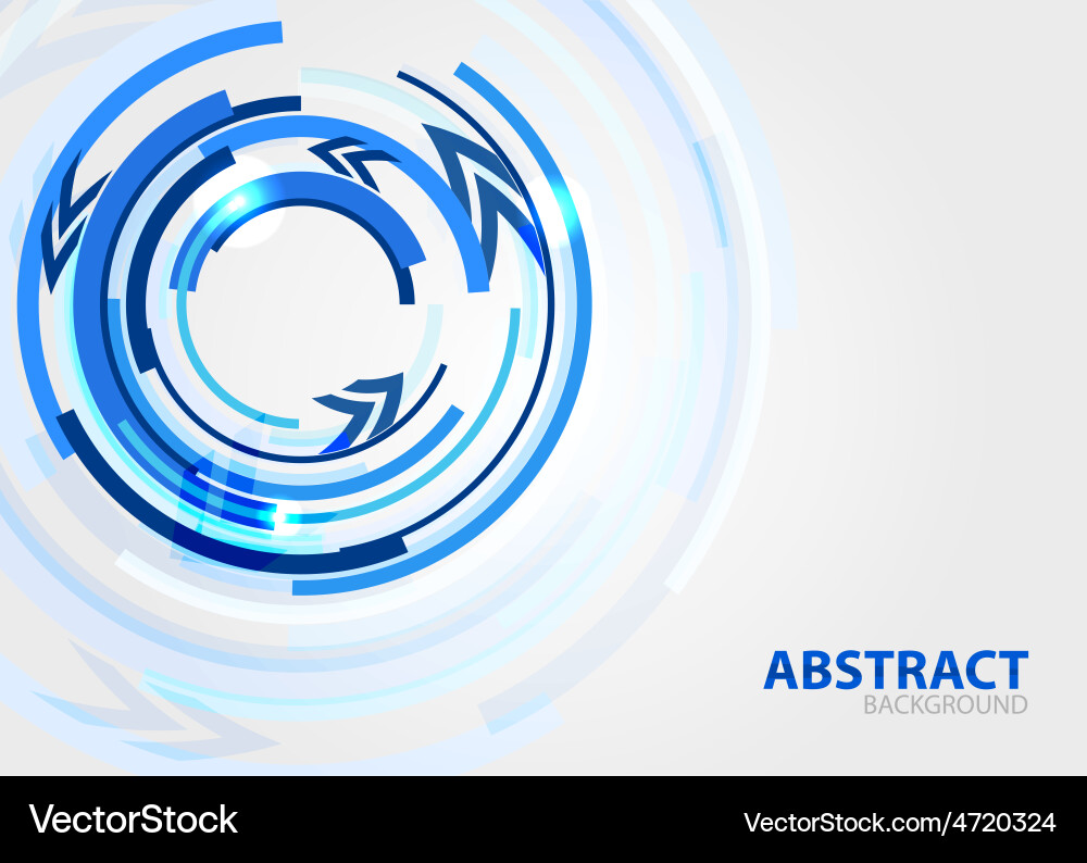 Lines in circle composition abstract background Vector Image