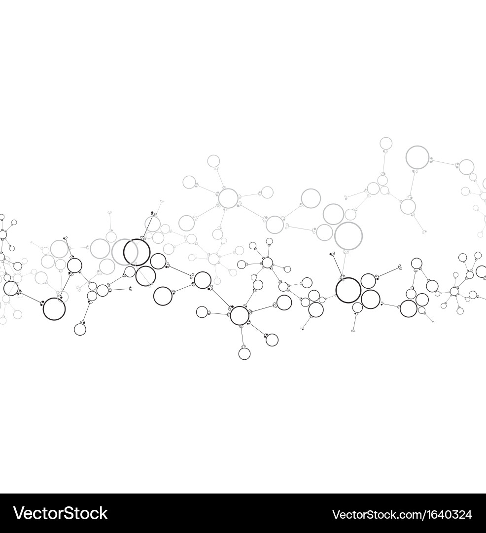 Molecular Structure Abstract Background vector image