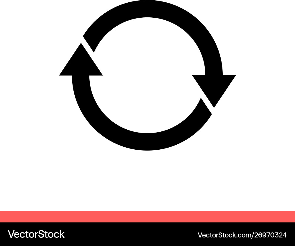Repeat icon for web or mobile app Repeat icon for web or mobile app vector image