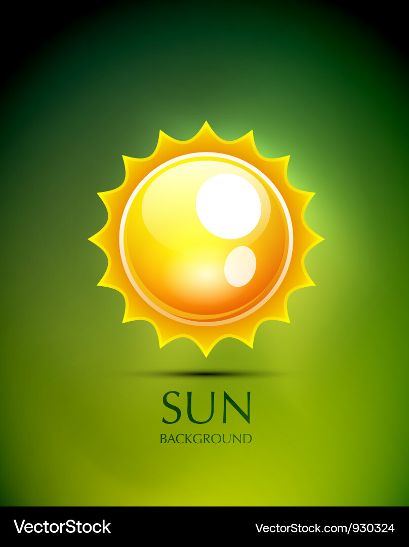 Sun Rays Background Vector Image