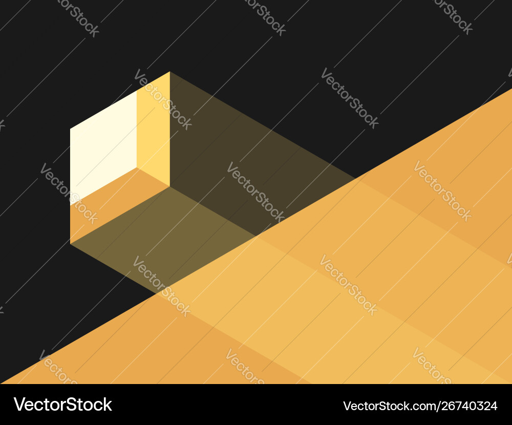 Sunlight Through Window vector image
