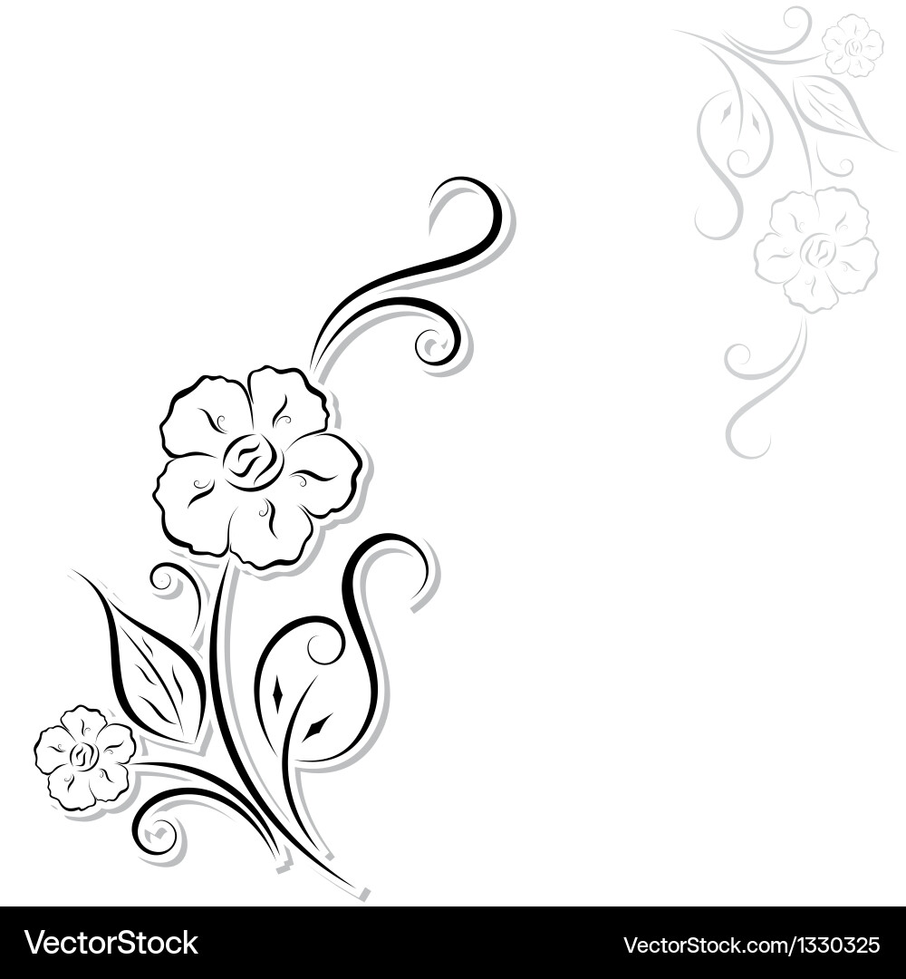 Abstract flower background Royalty Free Vector Image