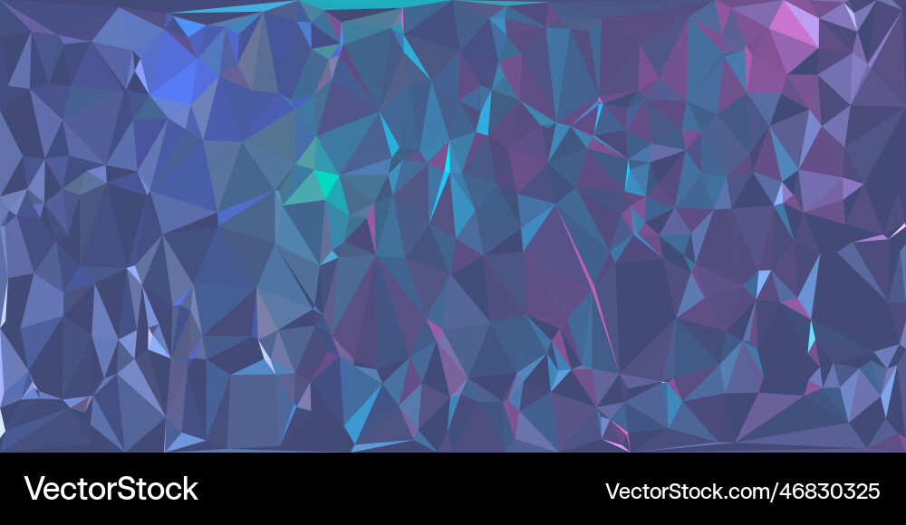 Abstract polygonal background triangular vector image