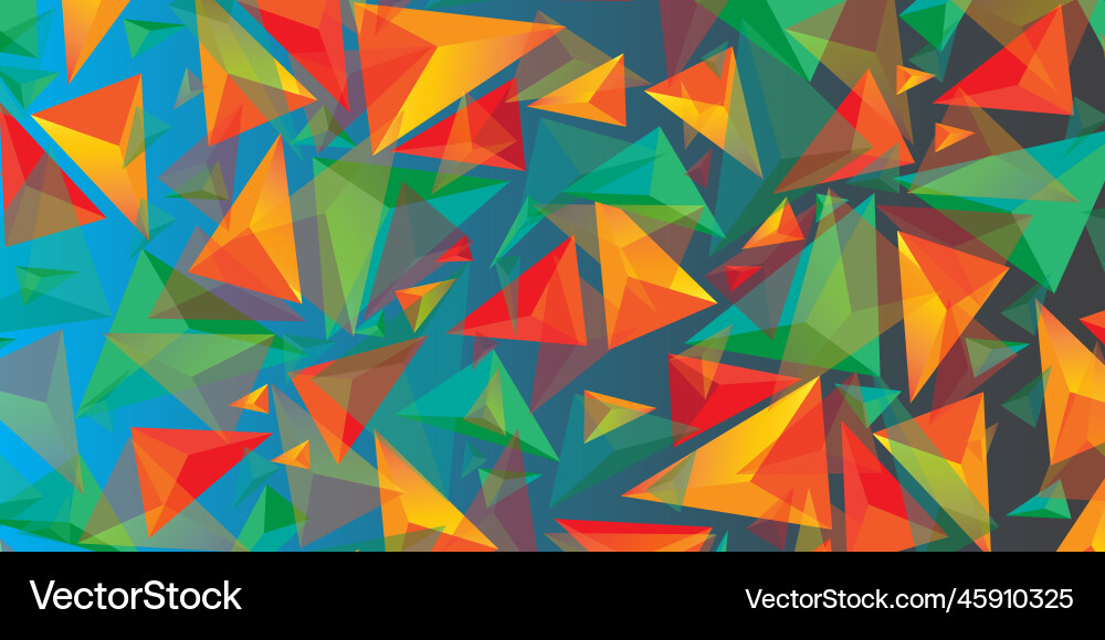 Creative triangle shape background design Creative triangle shape background design Vector Image