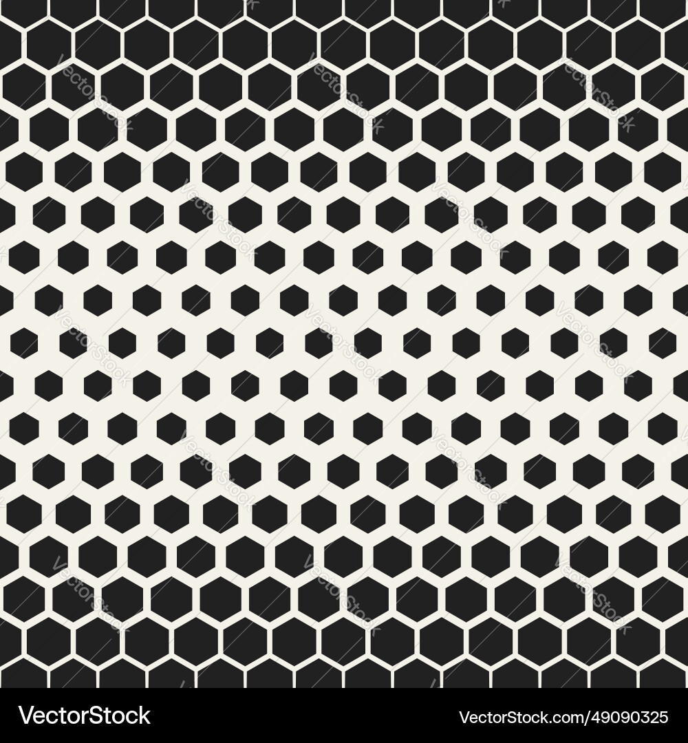 Hexagonal geometric pattern Vector Image