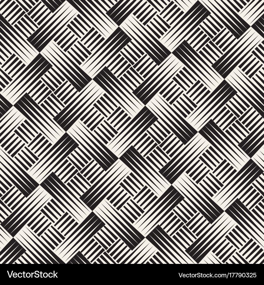 Seamless geometric pattern regular tiled vector image