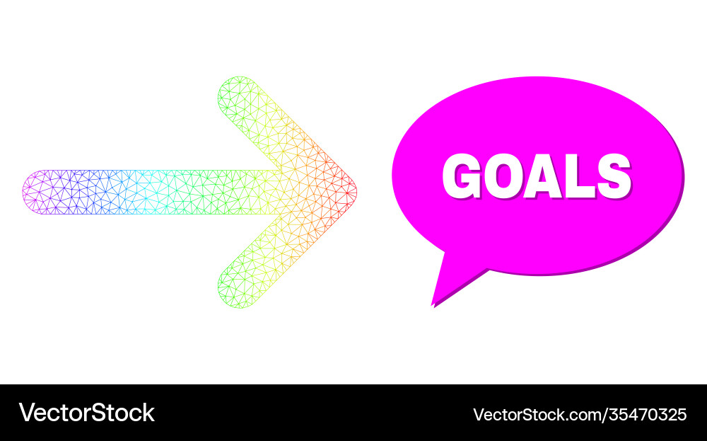 Spectrum network gradient arrow right icon Spectrum network gradient arrow right icon vector image