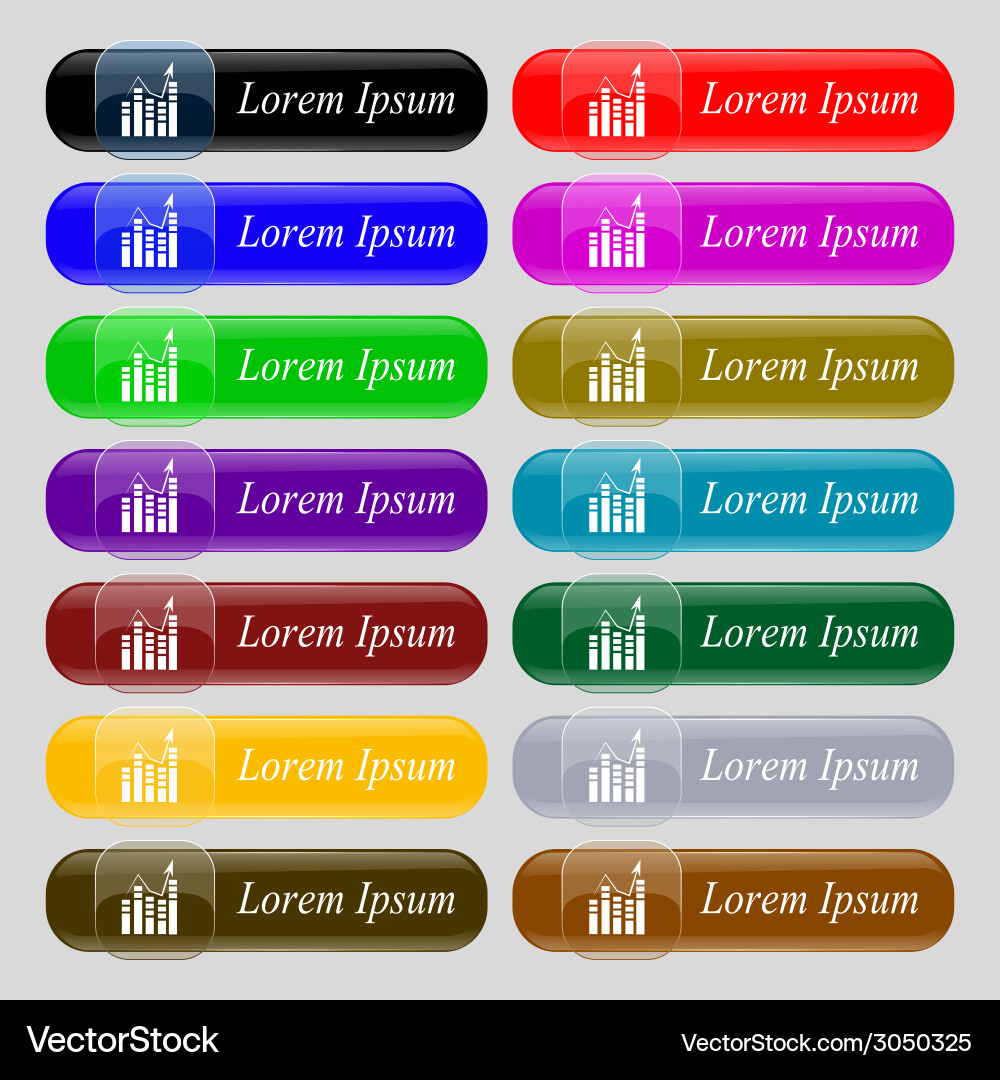 Text file icon add document with chart sign vector image