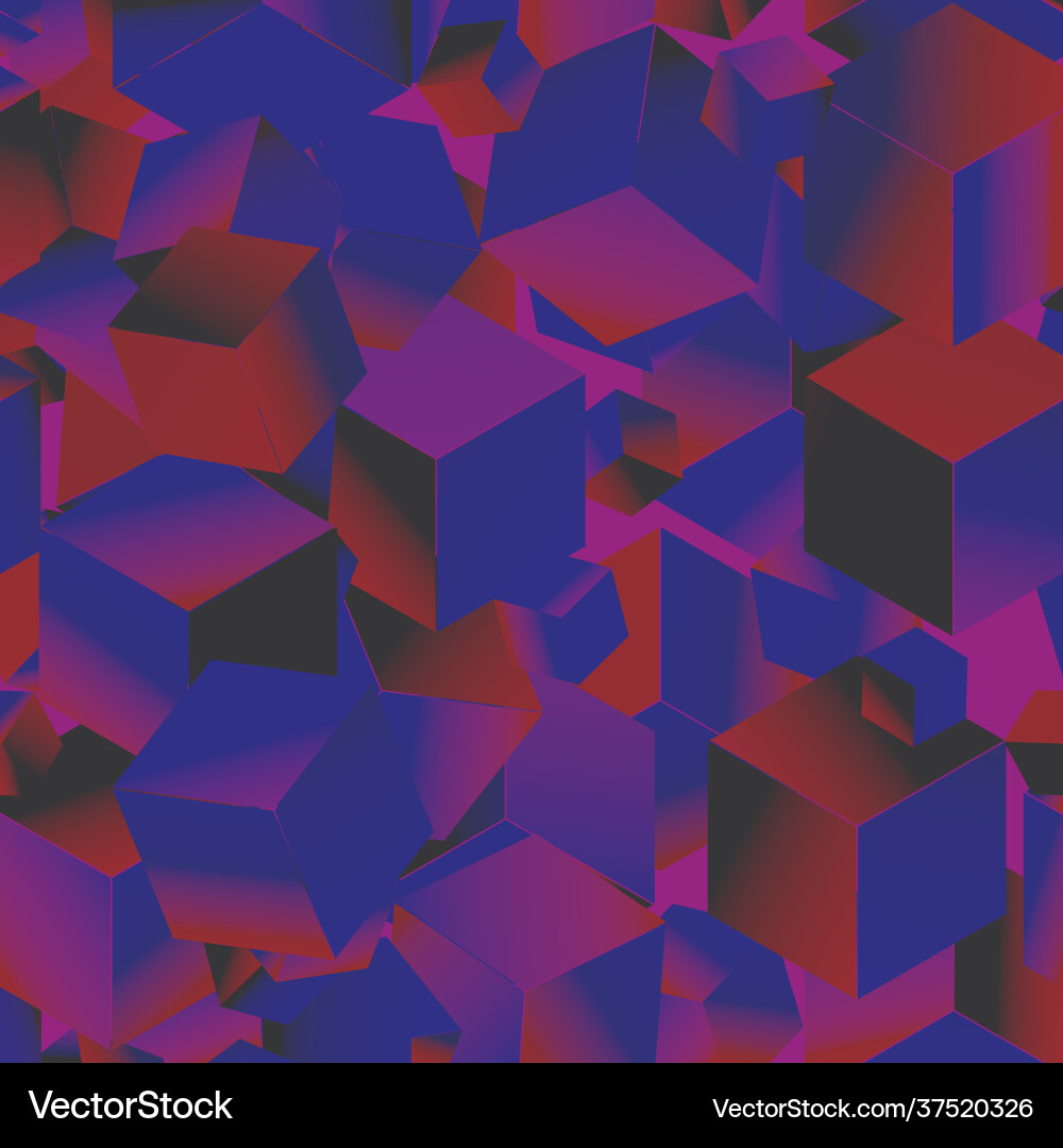 Abstract cubes background noise structure Abstract cubes background noise structure Vector Image